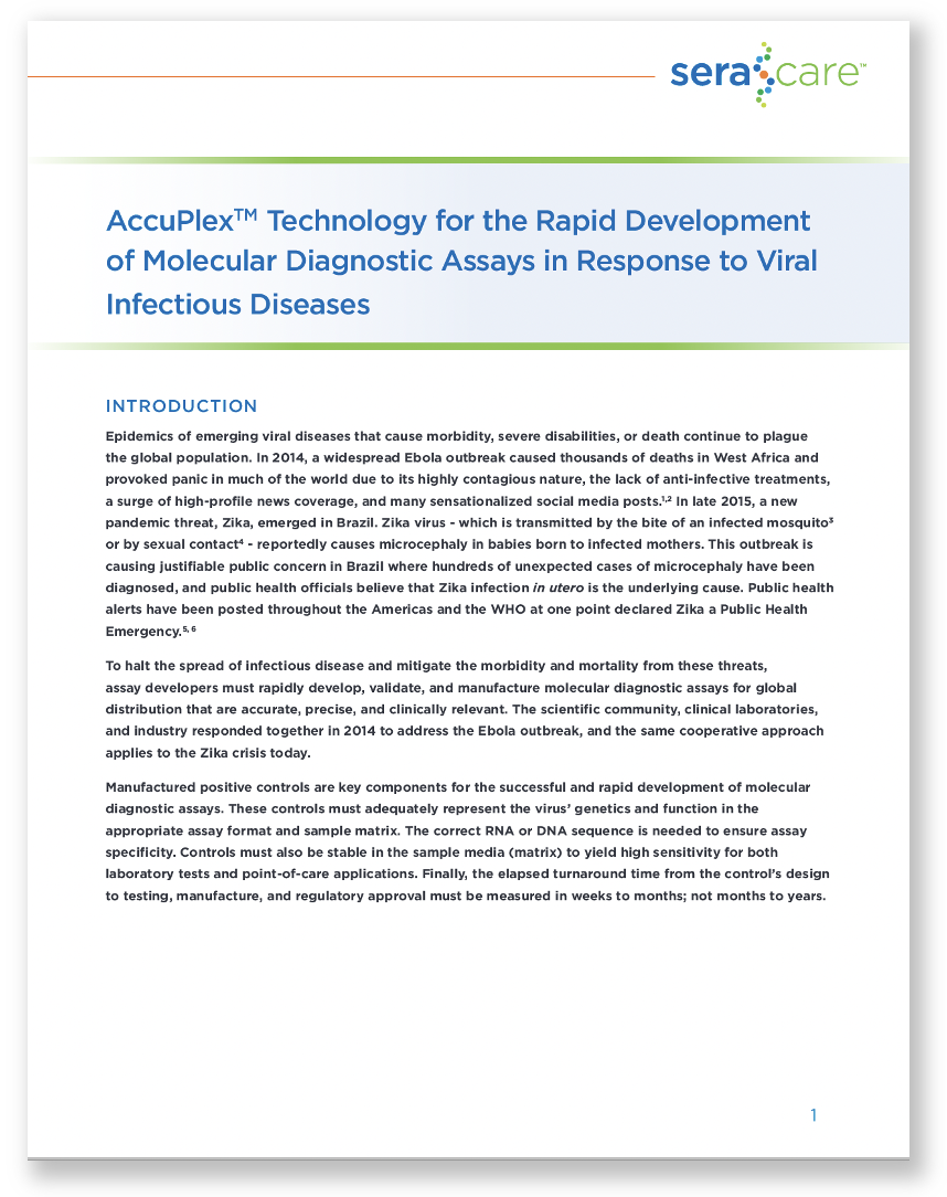 AccuPlex Viral Infectious Diseases WP image